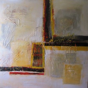 100x100 acryl technique mixte