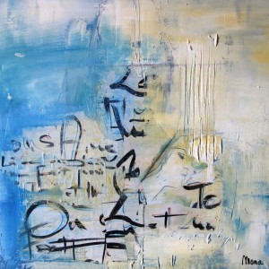 60x60 acryl collage