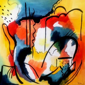 60x60 inspire de Kandinsky