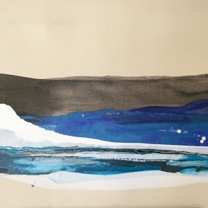 100x70 pigments huile technique mixte
