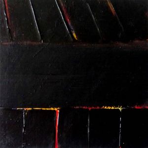 30x30 cm acryl technique Soulage
