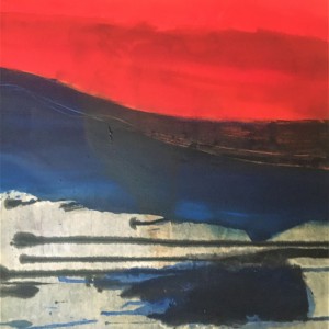 50x50 acryl technique mixte