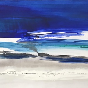 60x50 huile technique mixte - vendu