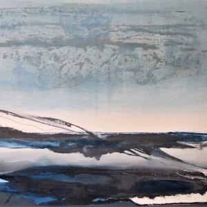 60x50 cm acryl Encre chine
